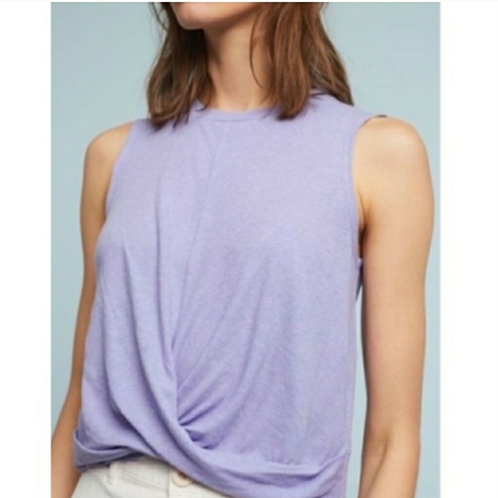 SoldAnthropologie Deletta Adaenia Crop Twist Front